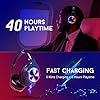 Bluetooth-Headphones-with-RGB-Light-Vogek-Stereo-Wireless-Headphones-Over-Ear-with-Built-in-Mic-Deep-Bass-and-40H-Playtime-Lightweight-Foldable-Headset-with-Wired-Mode-for-Travel-Home-Office-Game Bluetooth Headphones with RGB Light, Vogek Stereo Wireless Headphones Over Ear with Built-in Mic, Deep Bass and 40H…
