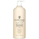 Hairitage Length Check Biotin Conditioner with Jamaican Black Castor Oil - Thickening + Volumizing - Sulfate Free + Color Safe + Vegan - Moisturizing Repair Conditioner for Thinning Hair 21 Oz.