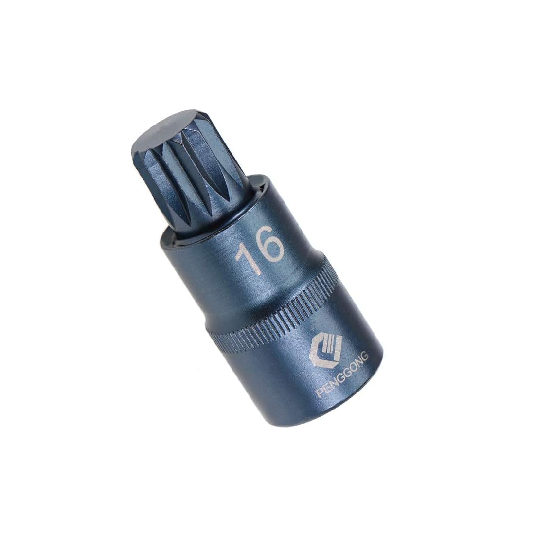 TA-VIGOR Triple Square Spline Bit Socket, 1/2" Drive x M16 (16mm) CR-V Key Socket, Premium S2 Steel Bits, Bit with 2" Length for Car, Trucks, Bike Repair(for Hand Use Only)