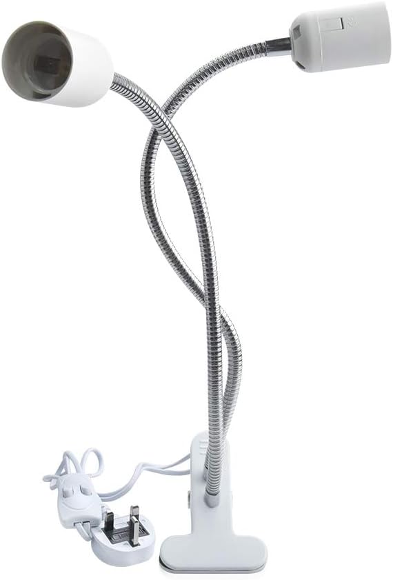 Klarlight Clip On Bulb Holder E27 with On/Off Switch UK Plug 360