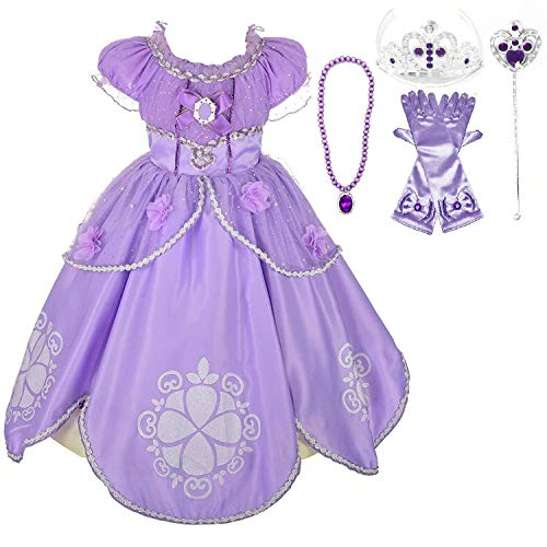 Princess Sofia Party Costume Dress Up Set (4-5)