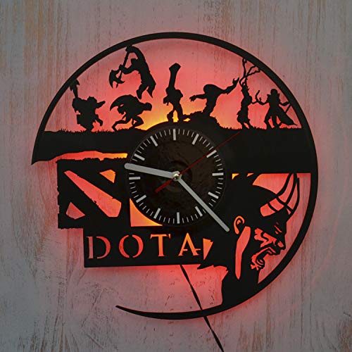 image for Art Finder DOTA Led Light Vinyl Record Wall Clock - Get Unique Bedroom