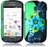 For Samsung Galaxy Exhibit T599 Hard Design Cover Case Sublime Flower Accessory
