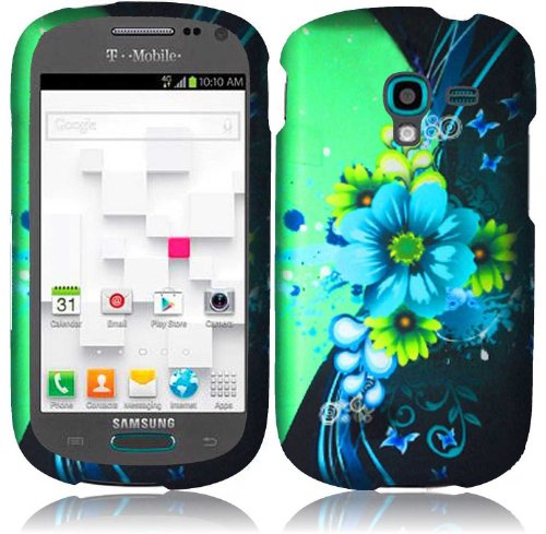 For Samsung Galaxy Exhibit T599 Hard Design Cover Case Sublime Flower Accessory