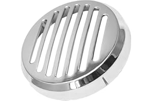 SDENSHI Round Horn Cover for Honda Shadow Vt Vlx 600 VT 750 VTX 1300/1800, Chrome