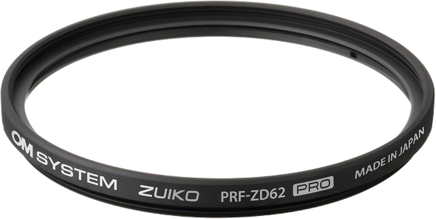 OM SYSTEM Zuiko PRF-ZD62 MFT Protective Filter Pro for Olympus/OM SYSTEM PRO Lenses 12-40mm F2.8, 90mm F3.5 Macro, 40-150mm F4.0, 45mm F1.2, 25mm F1.2, 17mm F1.2