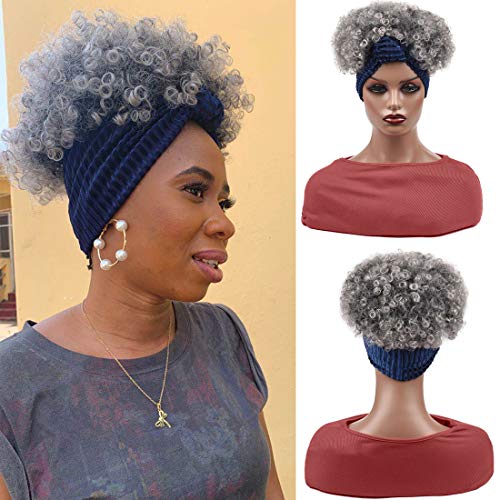 Color-Turban-Wrap-wig-2-in-1-Afro-Kinky-Curly-Wig-for-Black-Women-Synthetic-Headband-Wig-High-Puff-Ponytail-Drawstring-Updo-Wig-T1BGrey