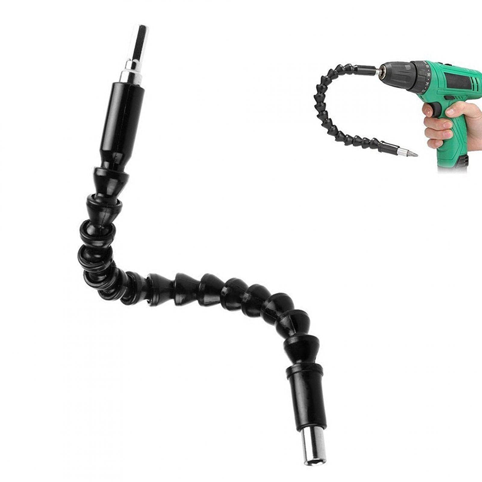 11.6inch Flexible Drill Bit Extension Screwdriver Extention Screwdriver Drill Bit Holder Connect Hex Drive Shaft Tip for Furniture Electrical Appliances