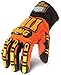 Ironclad KONG SDX2-04-L Original Oil & Gas Safety Impact Gloves, Large, Orange
