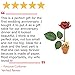 1st Year Paper Wedding Anniversary Red Rose – Paper Rose Gift – 7