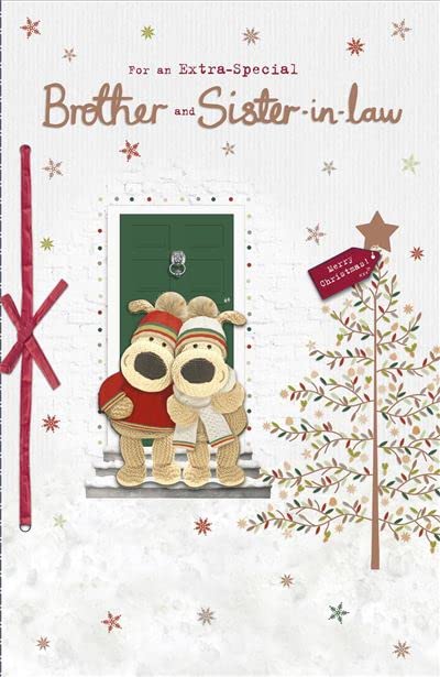 Hallmark Boofle Brother and Sister-in-Law Christmas Card - for an Extra-Special Brother and Sister-in-Law