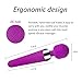 Multi-Speed Wand Massager Rechargeable for Women Cordless Electric Handheld Body with 10 Modes