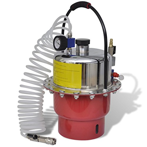 Festnight Pneumatic Air Pressure Bleeder Tool Set Brake Bleeding Garage Workshop Mechanics - Thumbnail 2