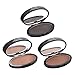 Ochine Eye Brow Powder Eyebrow Stamp Kit Eyebrow Makeup Dark Brown Light Brown Dark Gray (dark brown)