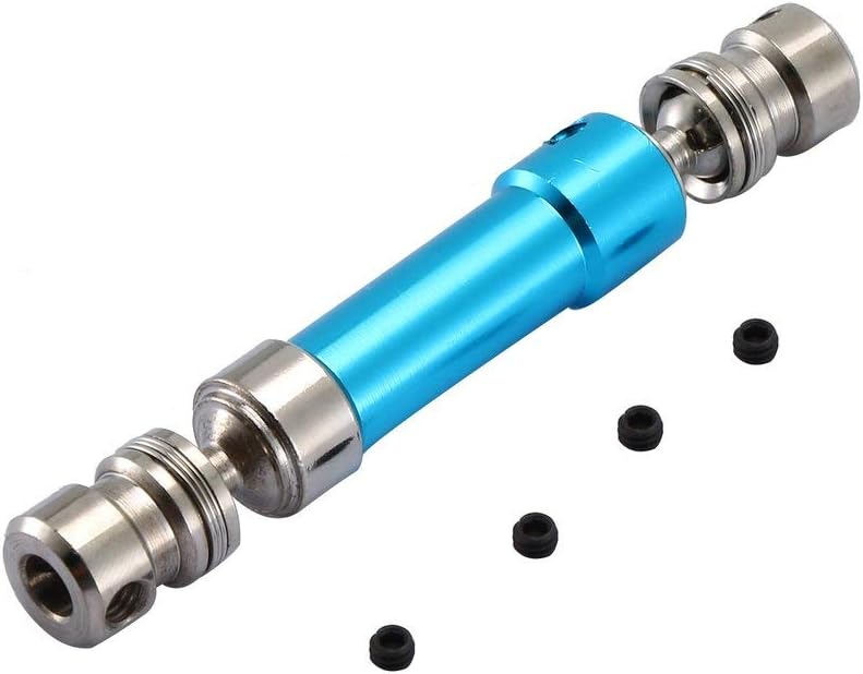 Queenaal Metal Rear Drive Shaft CVD For WLtoys 12428 12429 1/12 RC Car Crawler Truck Blue