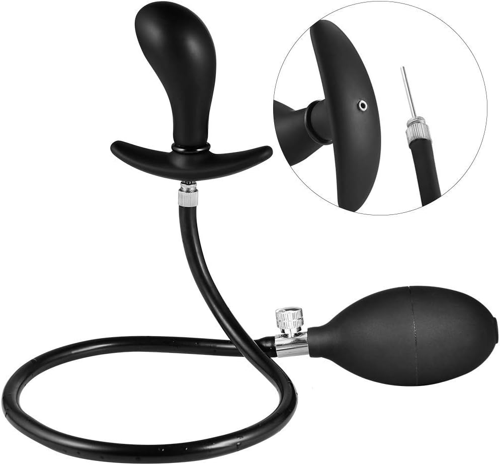 Inflatable Anales Plug Anales Trainer Perfect Shaped Expander Bútt for Beginners and Advanced Users by Heatop