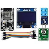 UCTRONICS Complete ESP32 Indoor Air Quality IAQ Kit for Arduino IDE with ESP32 Development Board 0.96” OLED Display IAQ TVOC Sensor Module DHT11 Temperature and Humidity Sensor