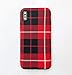 iPhone X Case, iPhone Xs Case, Ebetterr Plaid Protective Cover Shell, Matte Slim Fit Anti Scratch Shockproof Soft TPU Bumper Flexible Rubber Gel Silicone Case for iPhone Xs 5.8 inch 2018 Release