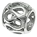 .925 Sterling Silver Filigree Net Wire Bead For European Charm Bracelets