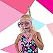 Candy Stone Mask Goggles For Kids by Bling2O - Anti Fog, No Leak, Non Slip and UV Protection - Pink Cove Colored Fun Water Accessory Covers Nose and Includes Hard Case