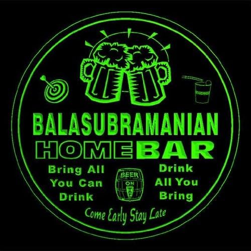 4 x ccq02010-g BALASUBRAMANIAN apellido Pub club de la cerveza de barra