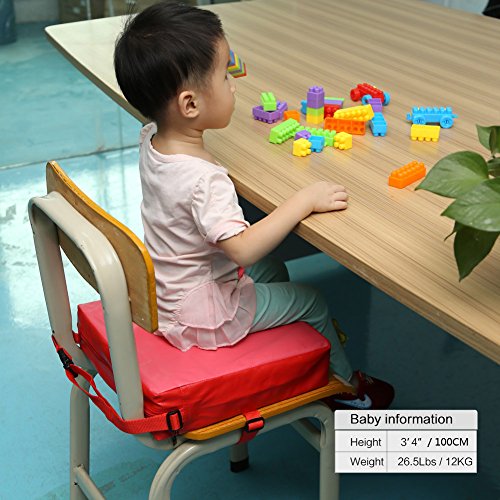 Zicac Kids' Dining Chair Heightening Cushion Dismountable Adjustable