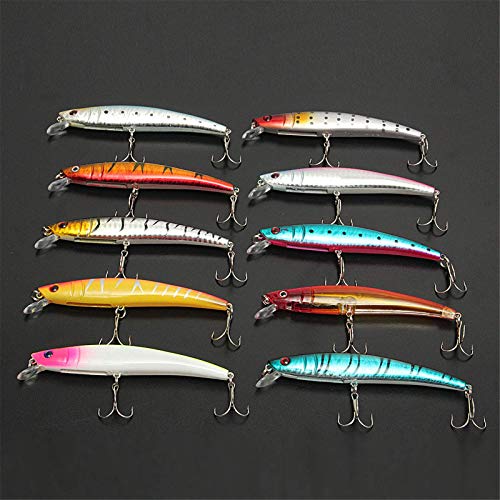 Swimbaits-Köder 20 Stück Angelköder Crankbaits Sharp Hooks Bait TackleHard Treble Fishing Hooks – Bild 3