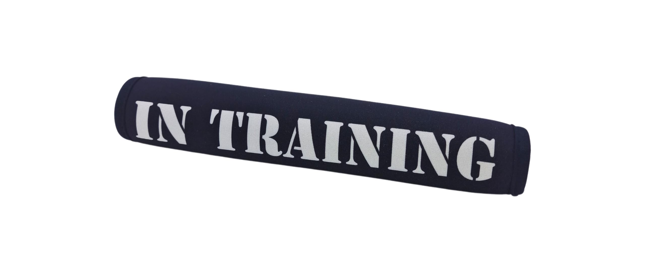 MD Gear Dog Lead Sleeve Friendly Reactive Assistance Dog In Training DO NOT PET Cover Soft Neoprene Leash Wrap (Black, IN TRAINING)