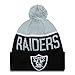 New Era Oakland Raiders Nfl Knit Beanie Black One Size