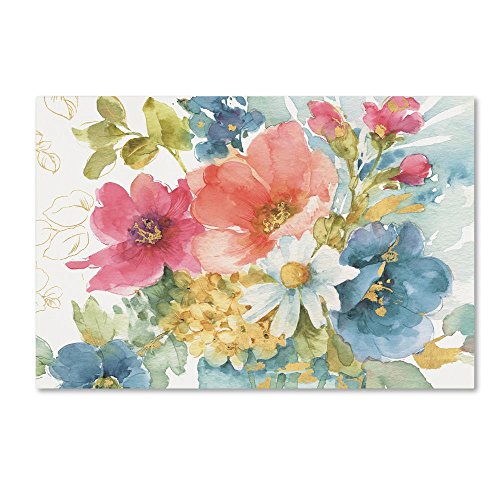 Trademark Fine Art My Garden Bouquet I by Lisa Audit, 30x47-Inch Canvas Wall Art