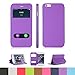 iPhone 6 Case, AVAWO Creative Smart Window View Touch Front Flip Cover Ultra Thin Folio Case for iPhone 6 4.7