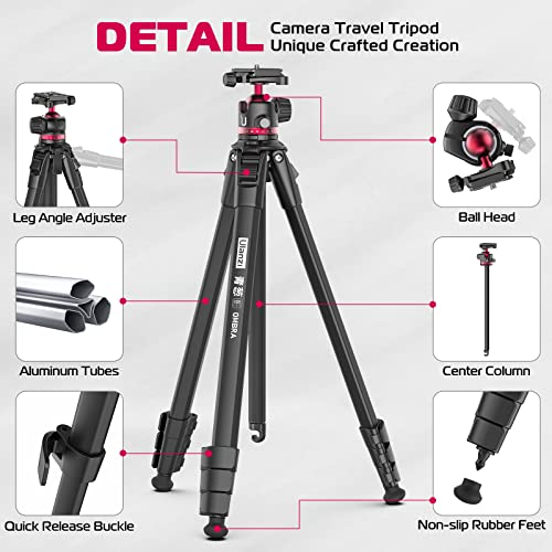 Ulanzi MT-55 Ombra Photography Travel Tripod for Mirrorless DSLR Smartphone | Aluminum Alloy | Arca Swiss Plate Ball Head | Phone Mount | 1.1kg - 158cm