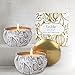 LA JOLIE MUSE Soy Candles Vanilla Coconut Scented 2 Pack, 100% Natural Vegan Wax Travel Tins, Gift Candles