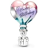 LUXILLA Love You Best Friend Grandma Wife Heart Charm 925 Sterling Silver Charms Fit for Bracelets Necklace Jewelry Gift for Women
