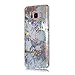 Wwwe Jewby Galaxy S8 Case, Bling Diamond Hard Case for Samsung Galaxy S8 with a Screen Protector (Marble C)