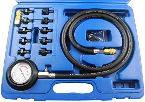 US PRO 12pc Oil Pump Pressure Test Kit Low Oil Warning 5388