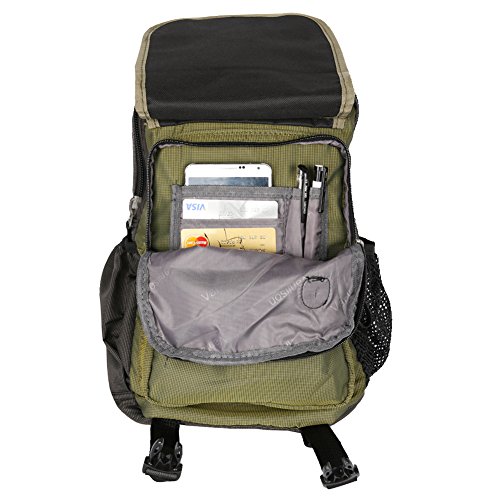 Vanlison Sling Bag Backpack Cross Body Messenger Bag Shoulder Backpack Travel Rucksack Army Green