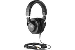 512 Audio Academy Over-Ear, Closed-Back Studio Monitor Headphones for Recording, Podcasting or Broadcasting