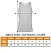 Rainbow American Flag - Gay Pride LGBTQ Men's Tank Top (Black, Medium)