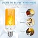 Prolight Flame Effect Led Bulb 3 Modes Flickering Flame Simulated Decorative Lamp in Warm Fire Color Flame Bulb