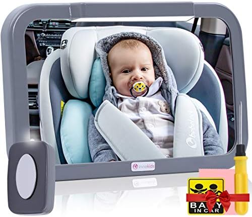 Baby Car Mirror with Light, Innokids 