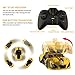 Baztoy Converter Toys Remote Control Car on Wall for Boys Girls Age of 3, 4, 5, 6,7,8-16 Year Old Gifts One-Button Deformation 360° Rotating RC Robot Cars with LED Light Intelligent Vehicle