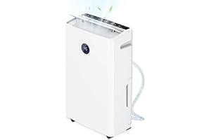 OGACFO 4500 Sq. Ft Dehumidifier for Basement, 50-70 Pints Large Dehumidifiers for Home with drain hose and 5L Water Tank, Moisture Removal for Whole House, Large Room, and Intelligent Humidity Control