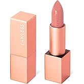 Lawless Women's Forget the Filler Lip-Plumping Line-Smoothing Satin Cream Lipstick, Daisy Girl, 0.1 Ounce