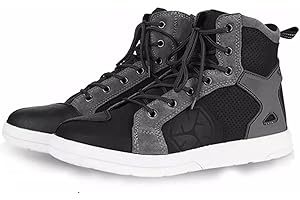 Scoyco Motorcycle Shoes Anti-Skip Breathable Shockproof Protective Touring Casual High Ankle Autumn Summer Riding Boots