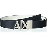 Armani Exchange mens Small Ax Hinge Belt