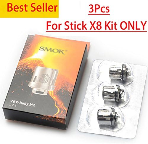 Authentic (3pcs) Ṽ8 X-Bä-Bý M2 0.25 COIĹs For SḾõk ŢF-Ṽ8 X Bä-Bý Ţänk StiḈk X8 Kït