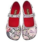 Hot Chocolate Design Chocolaticas Flora La Muerte Women's Mary Jane Flat