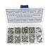 HVAZI Metric M2.5 304 Stainless Steel Button Head Socket Cap Screws Nuts Assortment Kit