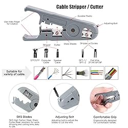 Hilitchi 108 Pcs Network Tool Kit Includes Portable